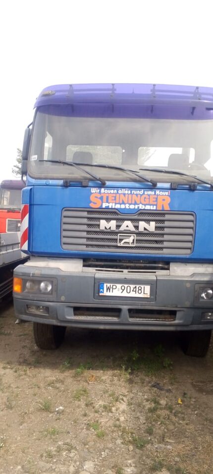 Man diesel 12 tires Dump Truck  Foreign used